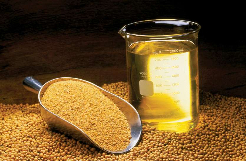 सोयाबीन तेल में उबाल सोयाबीन तेल में उबाल