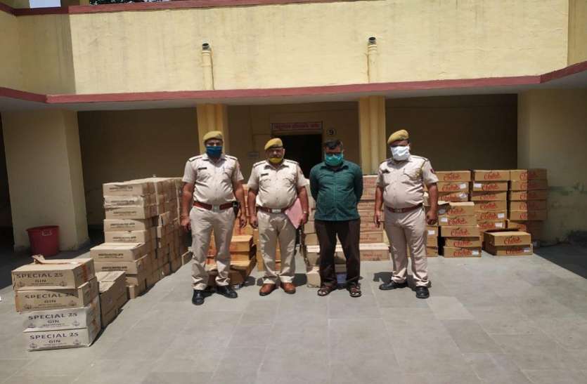 कोटा में सिपाही चला रहा था शराब का अवैध ठेका कोटा में सिपाही चला रहा था शराब का अवैध ठेका