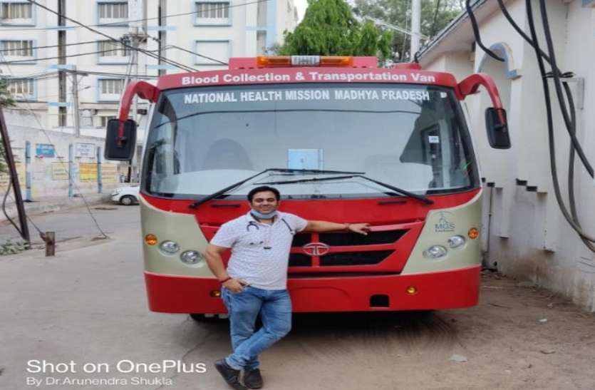 ग्रामीण इलाके में भी हो सकेगा रक्तदान शिविर छतरपुर को मिला 300 यूनिट ब्लड कलेक्शन करने वाला वाहन