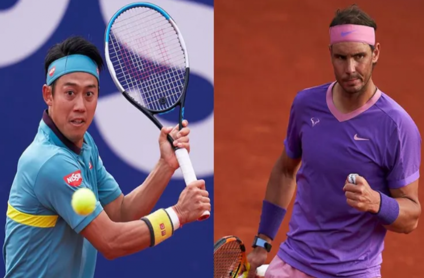 rafael_nadal_vs_nishikori.png बार्सिलोेना ओपनः राफेल नड़ाल ने तीन सेट के मैच में निशिकोरी को हराया