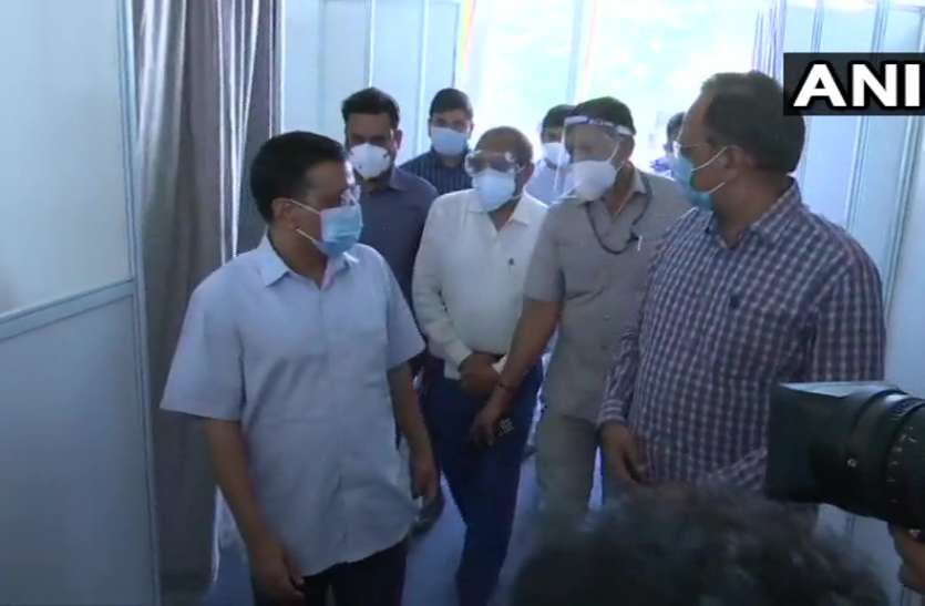 arvind kejriwal Coronavirus: केजरीवाल ने स्पेशल कोविड केयर सेंटर का लिया जायजा, कहा-10 मई तक तैयार हो जाएंगे 1200 आईसीयू बेड