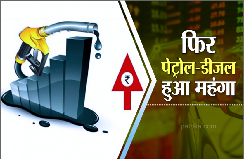 petrol.png फिर से महंगा हुआ पेट्रोल-डीजल, जानें अपने शहर का रेट