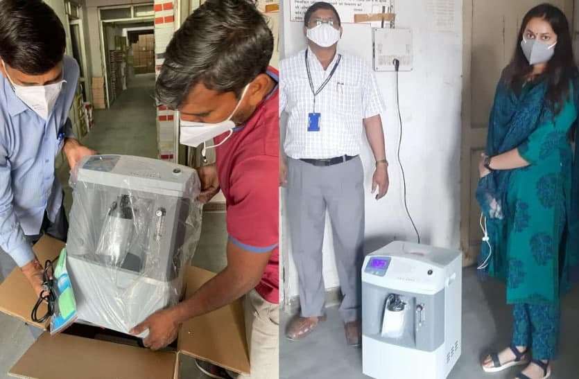 Rajasthan Gehlot Government Imported Oxygen concentrator from Russia रशिया से राजस्थान पहुंची ऑक्सीजन कंसंटे्रटर की पहली खेप, बढ़ते 'दबाव' से मिलेगी 'राहत'!