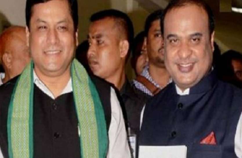 Sarnbanand Sonowal and Himant Biswa Sarma reached delhi for next cm in Assam असम में अगला सीएम कौन? दिल्ली में जेपी नड्डा के निवास पर सोनोवाल और हिमंत बिस्वा की बैठक में उठ सकता है पर्दा