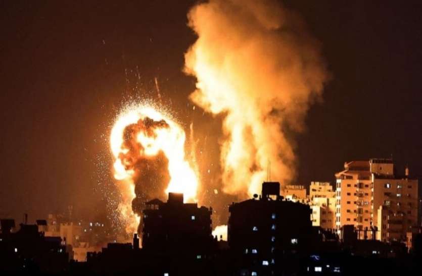 20 killed as Israel strikes Gaza after Hamas rocket barrage गाजा पर रॉकेट से हमला, 20 लोग मारे गए, 65 से ज्यादा लोग घायल