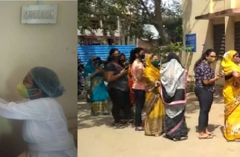 युवाओं की लगी कतार, पहले दिन 500 ने लगवाई वैक्सीन युवाओं की लगी कतार, पहले दिन 500 ने लगवाई वैक्सीन