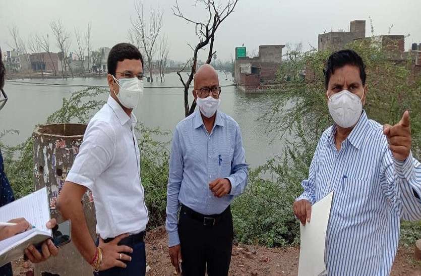 शर्मनाक: मतलब जब जलभराव का डर सताया...तब प्रशासन निरीक्षण को आया शर्मनाक: मतलब जब जलभराव का डर सताया...तब प्रशासन निरीक्षण को आया