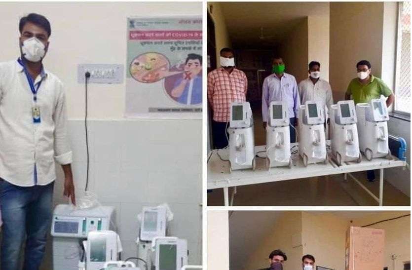 -40 लाख की लागत से 65 ऑक्सीजन कन्संट्रेटर इंस्टॉल 40 लाख की लागत से 65 ऑक्सीजन कन्संट्रेटर इंस्टॉल