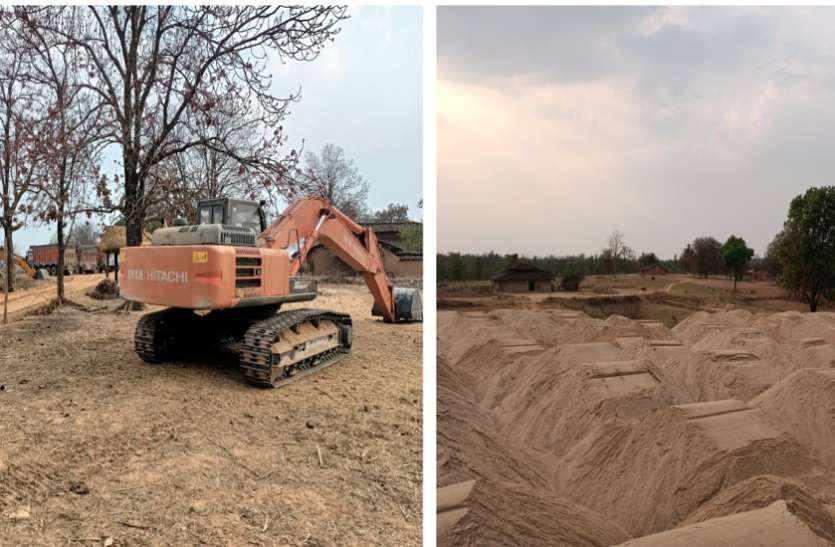 Illegal sand पोकलेन लगाकर यहां से रेत का बेहिसाब अवैध खनन, परिवहन में लगे यूपी-एमपी के दर्जनों ट्रक, जिम्मेदार हैं मौन