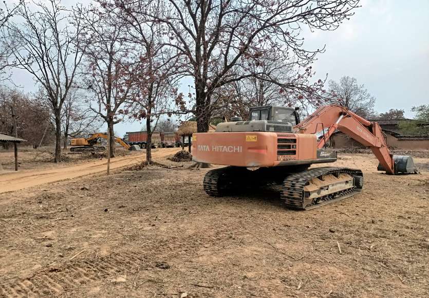 Illegal sand mining
