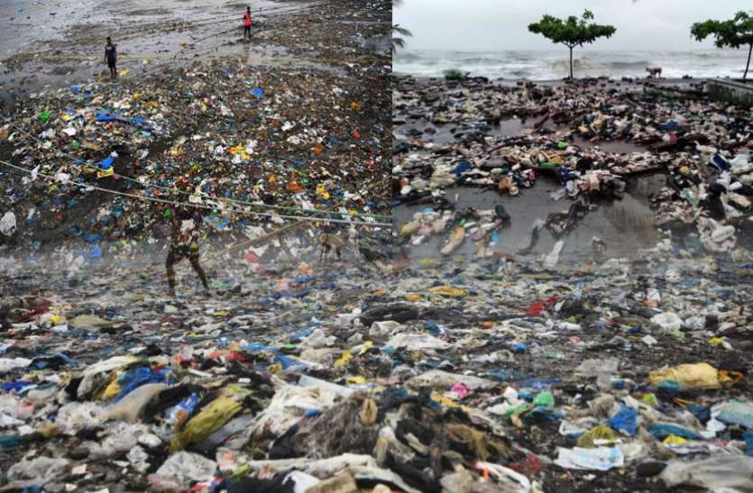 Mumbai sea चक्रवात Tauktae के बाद मुंबईवालों के लिए नई आफत, समुद्र तट पर जमा हुआ 62 हजार किलो से ज्यादा कूड़ा