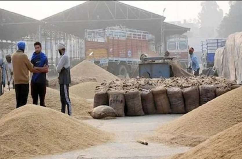 गेहूं क्रय केंद्र कोरोना काल में भी मंडी तक पहुंचे किसान