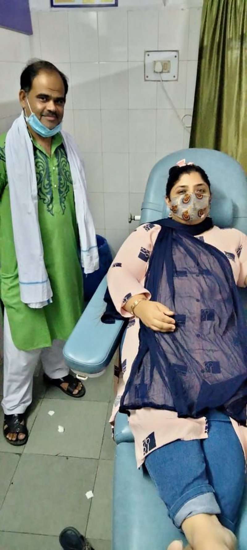 covid : Youth donated blood to save the life of the elderly