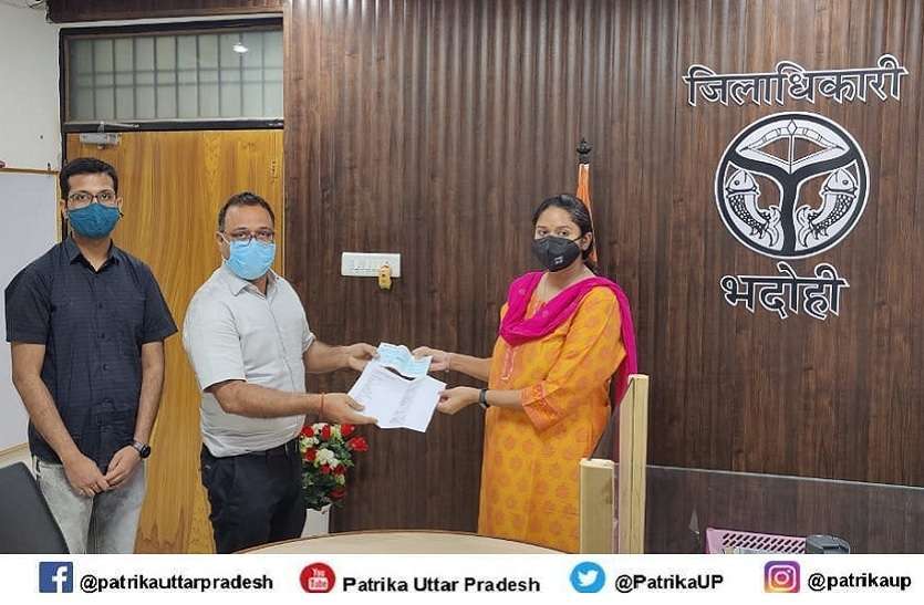 Bhadohi district ऑक्सीजन प्लांट लगाने के लिए अमेरिका से मिली मदद, प्रशासनिक अफसरों के खिले चेहरे