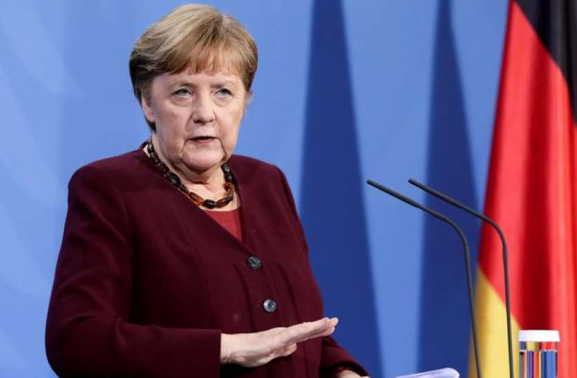 angela merkel जर्मनी में 12 वर्ष से ज्यादा उम्र वाले बच्चों को लगेगा कोरोना का टीका, सात जून से शुरू होगी बुकिंग