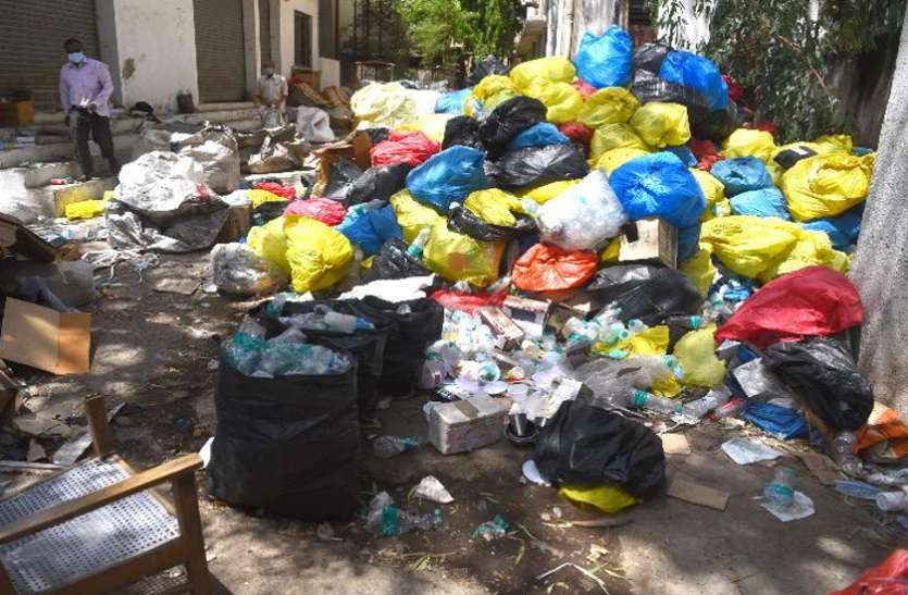 COVID-19: Over 2 Lakh Kg Biomedical Waste Generated Daily In May - COVID-19  : देश में मई में रोजाना निकला 2 लाख किलोग्राम से ज्यादा बायोमेडिकल वेस्ट |  Patrika News