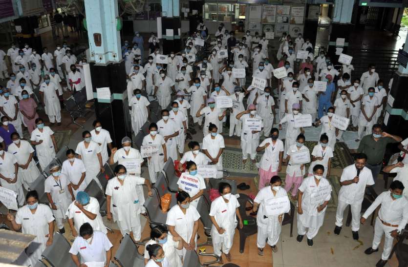 राज्य में यूनाइटेड नर्सेज फोरम की 14 से अनिश्चितकालीन हड़ताल राज्य में यूनाइटेड नर्सेज फोरम की 14 से अनिश्चितकालीन हड़ताल
