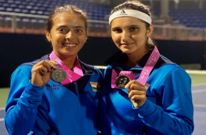 sania_mirza_1.png टोक्यो ओलंपिक के लिए सानिया मिर्जा के साथ बनी अंकिता रैना की जोड़ी