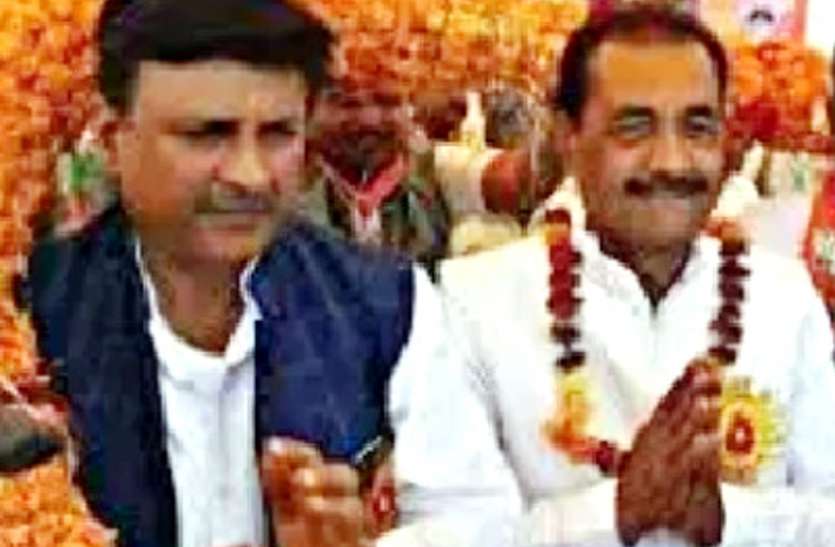 Satna MP Ganesh singh and MLA Ramkhelawan patel BJP की प्रदेश कार्यसमिति में जाति पर सियासत, राज्यमंत्री कुर्मी, सांसद राजपूत