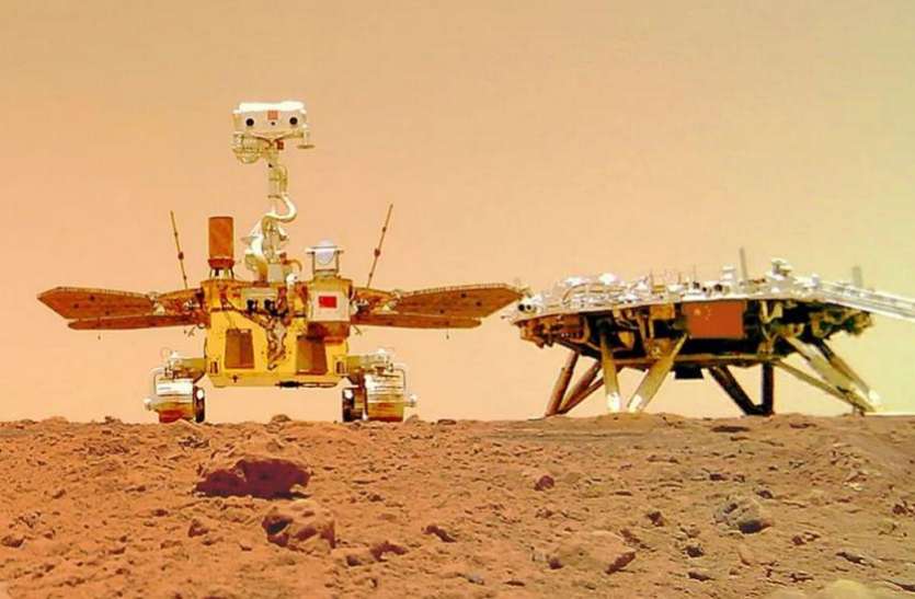 chinese_rover.jpg चीनी रोवर जूरोंग ने मंगल ग्रह पर खींची सेल्फी, तस्वीरों में चौंकाने वाले खुलासे