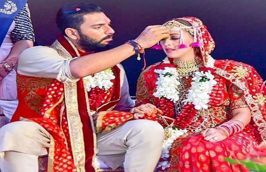 Yuvraj Singh and Hazel Keech’ Wedding