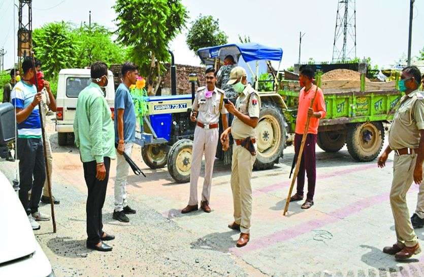 , पुलिस चैकपोस्ट पर बजरी माफिया ने की फायरिंग