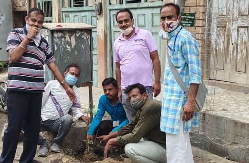 सूखारोधी दिवस पर किया पौधरोपण सूखारोधी दिवस पर किया पौधरोपण