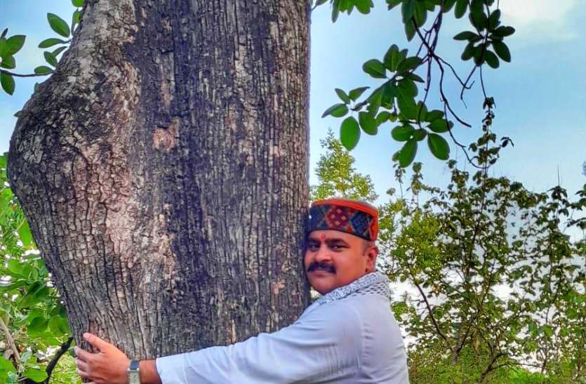 पर्यावरण की सुरक्षा का लिया संकल्प बकस्वाहा के जंगल बचाने हिन्दू उत्सव समिति ने बांधे रक्षा सूत्र
