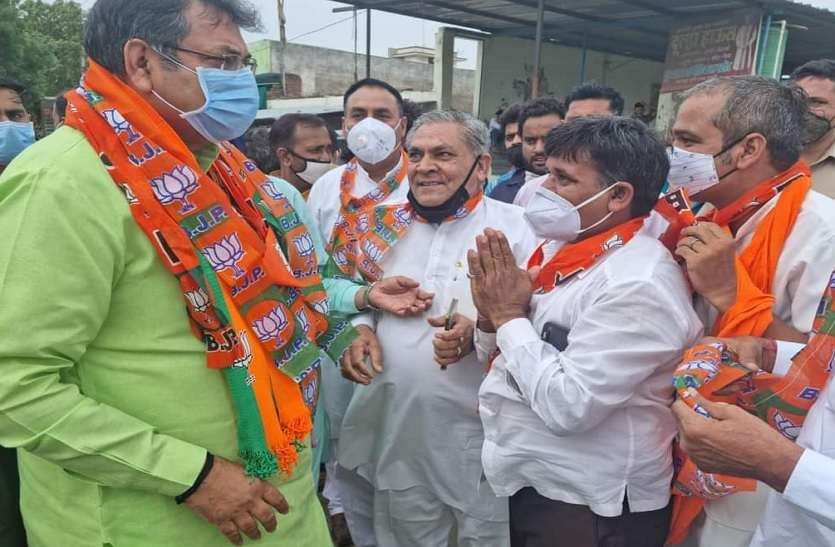 Rajasthan BJP President Satish Poonia visit programme Dr. Satish Poonia : ‘शोकाभिव्यक्ति’ दौरे के बीच सियासी नब्ज़ भी टटोल रहे BJP प्रदेशाध्यक्ष !
