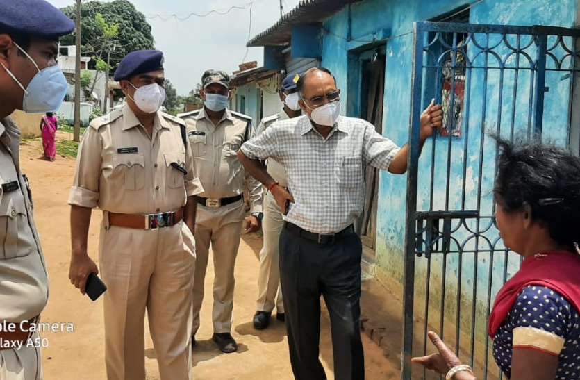 SP and ASP inspected the incident site, instructed the station in-char एसपी और एएसपी ने घटना स्थल का किया निरीक्षण, थाना प्रभारी को गिरफ्तारी के दिए निर्देश