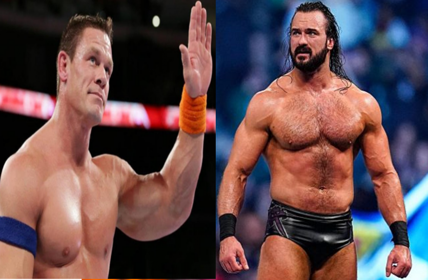 Drew mcintyre and john Cena WWE सुपरस्टार ड्रू मैकइंटायर ने दी जॉन सीना को चुनौती, लड़ना चाहते हैं कॅरियर का सबसे बड़ा मैच