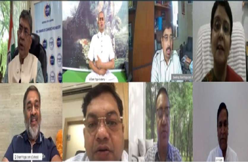 योग का हो उद्योगों में समावेश: दिग्विजय ढाबरिया योग का हो उद्योगों में समावेश: दिग्विजय ढाबरिया