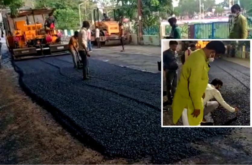 News ये कैसा सड़क रखरखाव : आगे बनाई जा रही सड़क पीछे से उखड़ना शुरु, सड़क निर्माण के नाम पर बड़ी धांधली