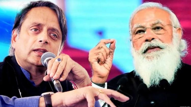 Congress Leader Shashi Tharoor learn new English word Pogonotrophy and connect with PM Modi
