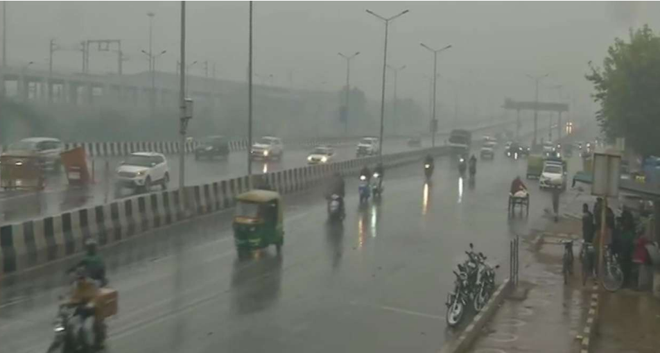 delhi raining