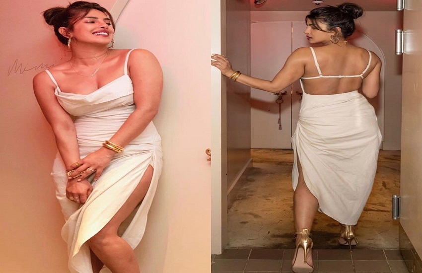 Priyanka Chopra stuns in white dress as she visits her restaurant Sona