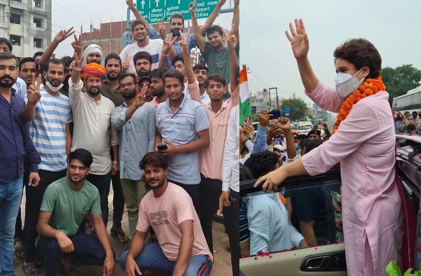 Rajasthan Computer Teachers met Priyanka Gandhi at Lucknow आखिरकार राजस्थान के बेरोज़गारों से मिली प्रियंका गांधी, जानें क्या बनी बात?