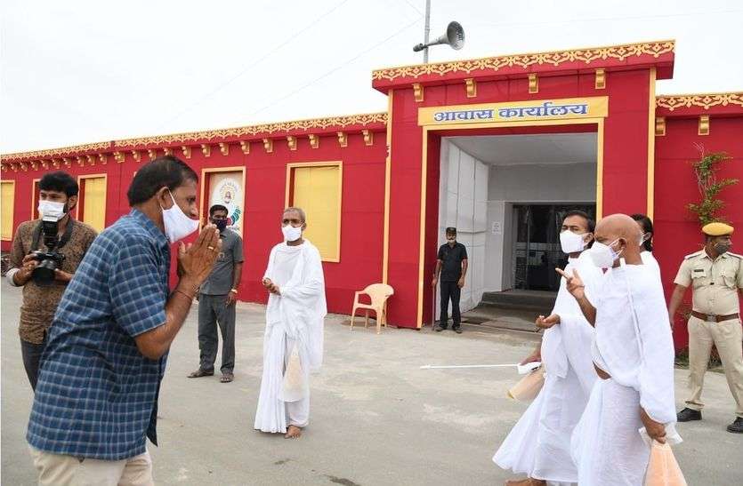 आचार्य महाश्रमण ने देखे तेरापंथ नगर के बंदोबस्त आचार्य महाश्रमण ने देखे तेरापंथ नगर के बंदोबस्त