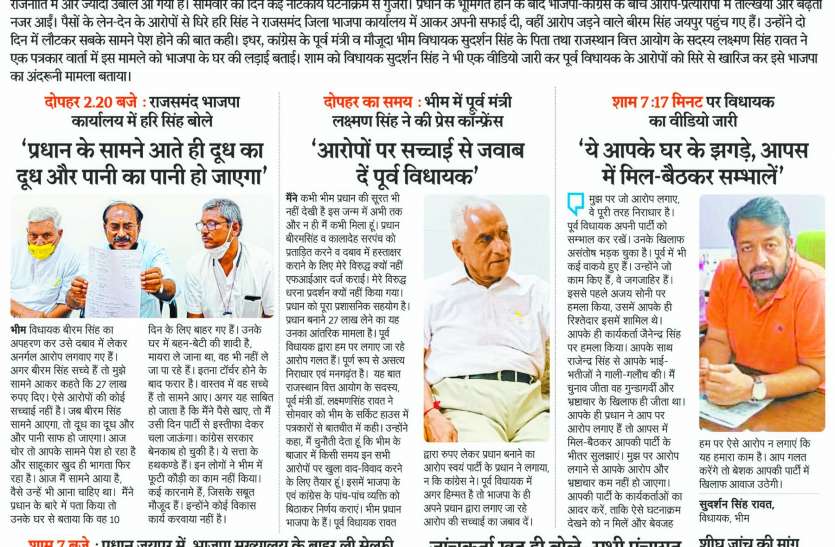 जिस 'घूसकाण्ड' से भाजपा में आया भूचाल, उसकी जांच 18 दिन में भी पूरी नहीं जिस 'घूसकाण्ड' से भाजपा में आया भूचाल, उसकी जांच 18 दिन में भी पूरी नहीं