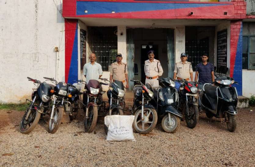 patrika चोरी के वाहनों से नशे का कारोबार करने वाले गिरोह का पर्दाफाश, दो गिरफ्तार