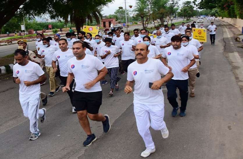 jaipur rural police स्वस्थ रहकर और स्वच्छ बनकर काम करें : एसपी शंकरदत्त शर्मा