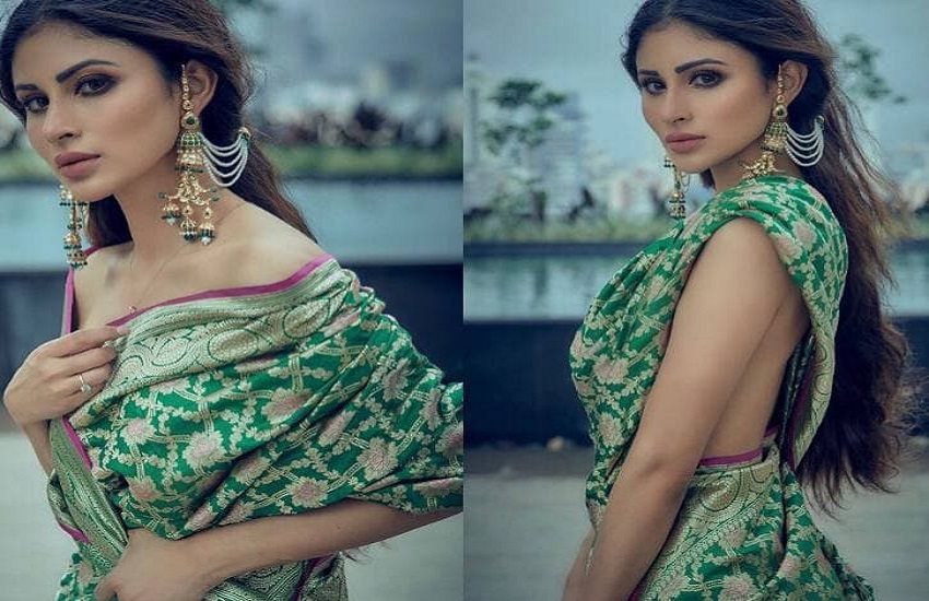 Mouni Roy Wore Saree Without Blouse Her Bold And Sexy Pics Goes Viral