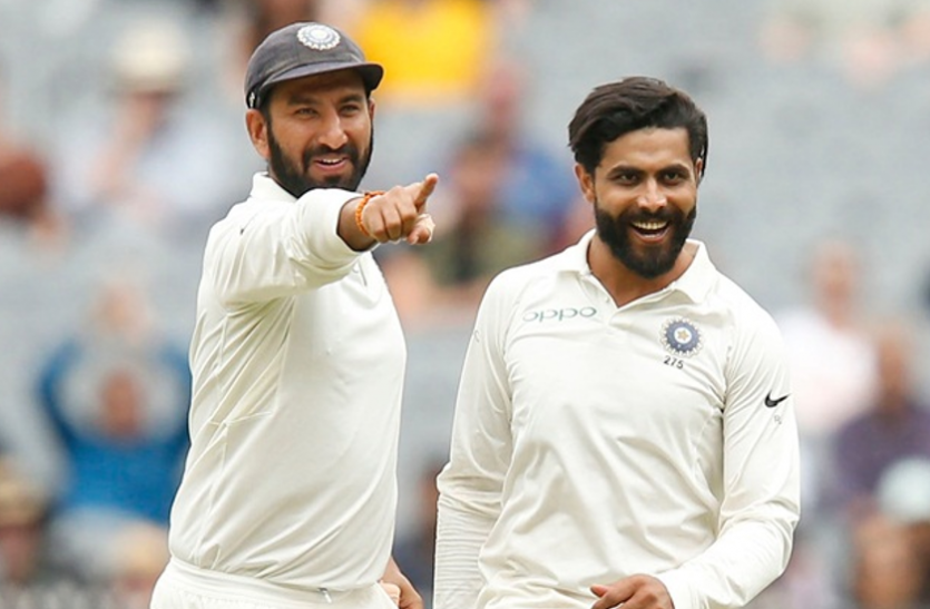 pujara_and_jadeja.png IND vs ENG:दूसरे टेस्ट मैच में रविंद्र जड़ेजा और चेतेश्वर पुजारा हो सकते हैं प्लेइंग 11 से बाहर, जानिए वजह