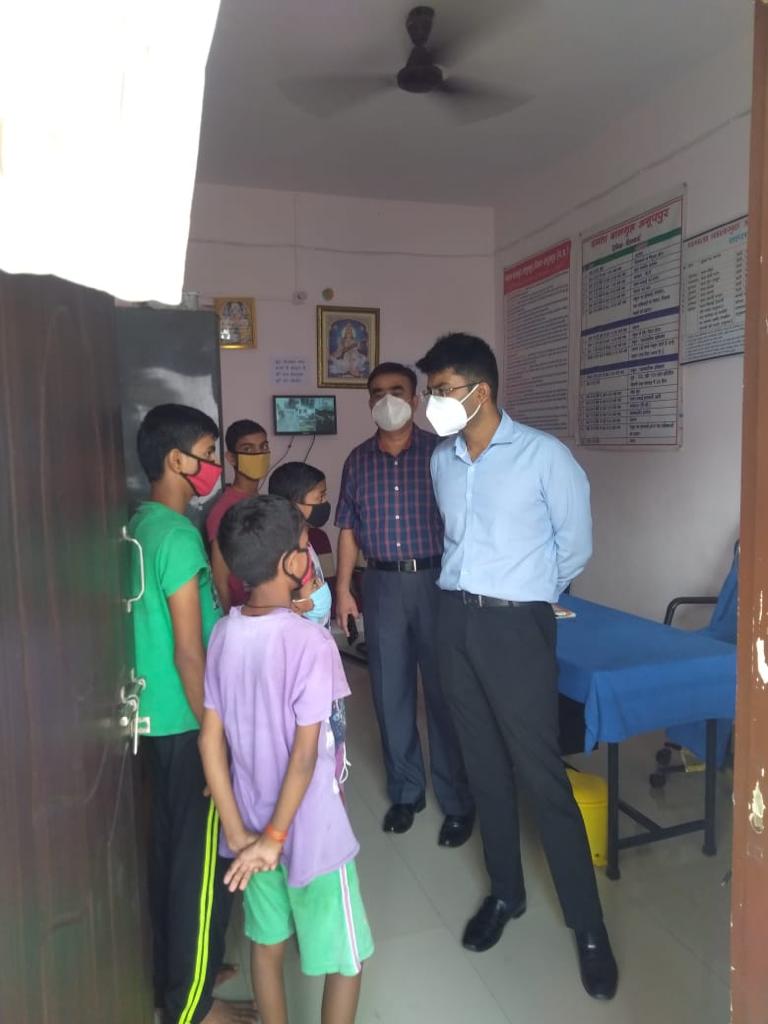 Superintendent of Police visited Mamta Children's Home, took informati