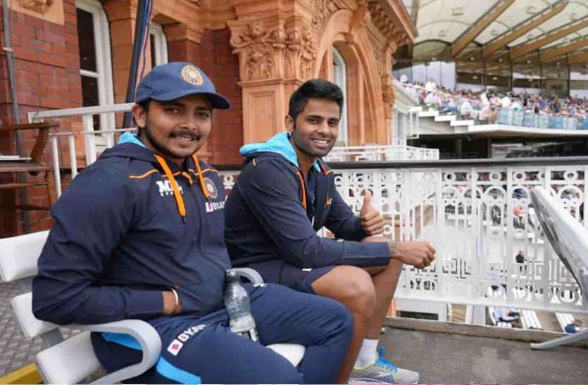parthvi_shaw.jpg IND vs ENG: क्वारंटीन पीरियड पूरा कर टीम से जुड़े शॉ और सूर्यकुमार, तीसरे टेस्ट में मिल सकता है मौका