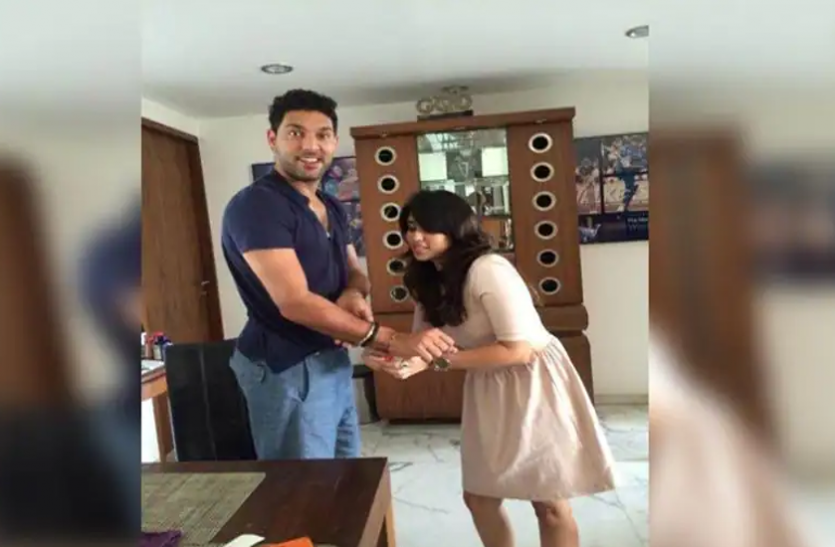 Yuvraj singh and Ritika Sajdeh Raksha Bandhan 2021: रोहित शर्मा की वाइफ रितिका को बहन मानते हैं युवराज सिंह, हर वर्ष बंधवाते हैं राखी