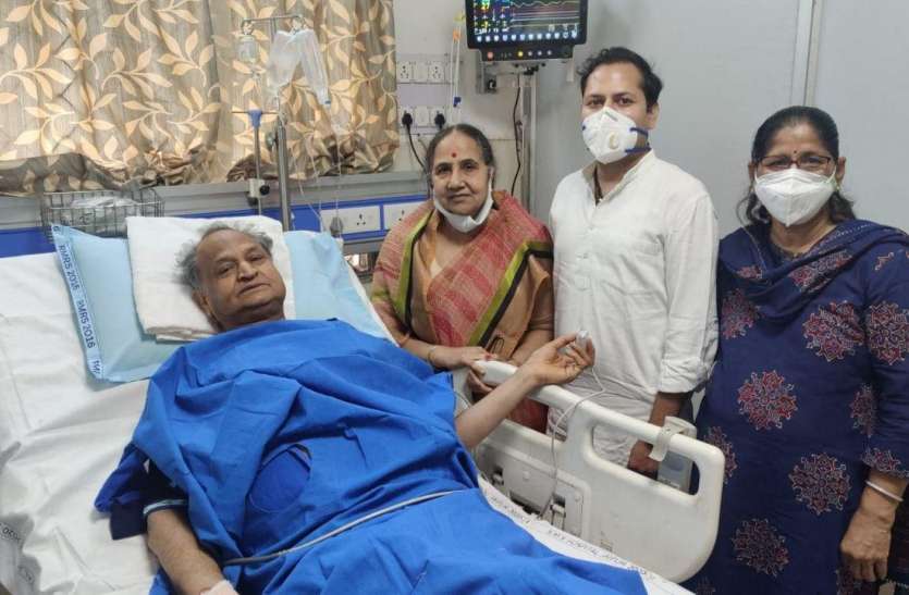 सीएम गहलोत के स्वास्थ्य में अब सुधार, कल हुई थी एंजियोप्लास्टी