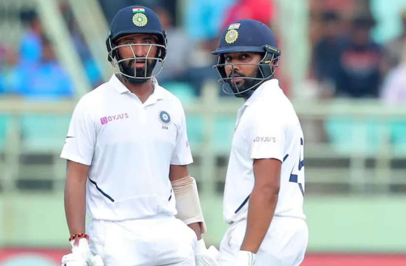 rohit_sharma-3.jpg भारतीय टीम के लिए बढ़ी चिंता, फील्डिंग करने नहीं उतरे रोहित और पुजारा, बीसीसीआई ने दिया अपडेट