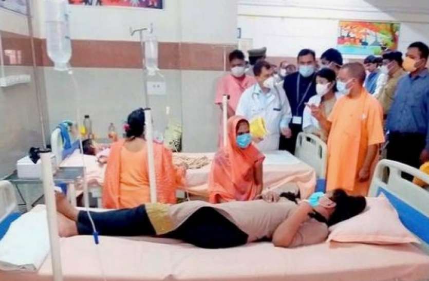 CM Yogi in Firozabad Hospital UP Prasangvash: हर वर्ष आने वाली वर्षाजनित बीमारियों से सबक लेने की जरूरत