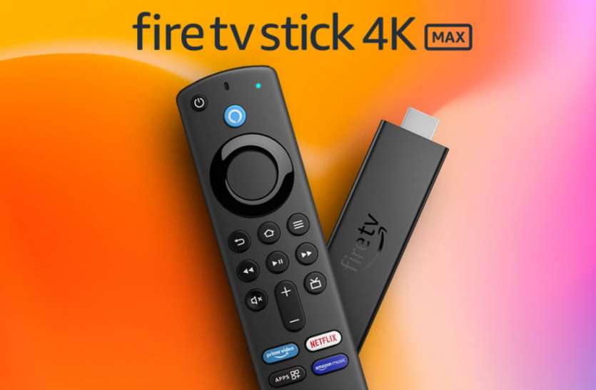 Amazon Fire TV Stick 4K Max Amazon Fire TV Stick 4K Max: भारत में लॉन्च हुई अमेज़न की फायर टीवी स्टिक 4K मैक्स, जानिए डिटेल्स